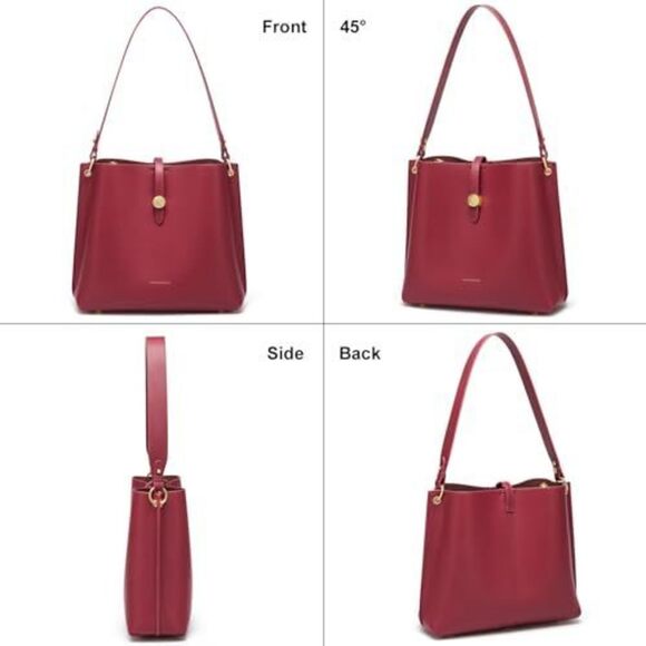 Square Strap Bags For Chain Strap Crossbody Satchel Medium Textured - Picture 3 of 6